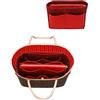 LEXSION Organizer borsa in feltro con cerniera per borsa da trasporto per Speedy Neverfull PM MM Large