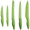 Renberg - Set di 5 coltelli Acciaio Inox Modello Galley Verde