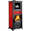 Nordica Stufa legna 9,4kW ROSSELLA PLUS FORNO .165 Bordeaux 5 stelle 3009900
