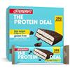 Enervit, The Protein Deal Coconut Party, Barrette Proteiche, Gusto Cocco e Cioccolato Fondente, 20g di Proteine, 0,2g di Zuccheri, Snack Goloso, Senza Glutine, 12 Barrette da 55g