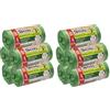 Domopak Spazzy Sacchi Nettezza Saccoverde Avvolgi e Chiudi 100 percento Riciclato da Post-Consumo - Casalingo 28 Lt - Verde - 5 Confezioni Da 20 Pezzi, 20 Unità (Confezione da 10)