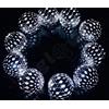aglow.it Luce Solare a Sfera Marocchina bianco 5m 20LED natale catena tubo luminosa