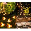 aglow.it Luce Solare forma Ape multicolor a filo 7m 50 Led impermeabile tubo natalizio