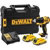 DEWALT XR 18V 2Ah Li-Ion Brushless Perceuse/Avvitatore Compatta 65 Nm 340 W