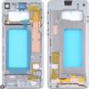 SAMSUNG FRAME ALLOGGIO DISPLAY per SAMSUNG GALAXY S10 SM-G973 TELAIO CORNICE SILVER