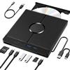 Dictien Masterizzatore DVD Esterno Lettore CD SD TF Compatibile Windows Mac