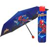 Mattel SPIDERMAN OMBRELLO PIEGHEVOLE APERTURA MANUALE SUPEREROI MARVEL