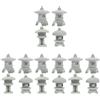 4 Pcs Pagoda Di Arenaria Statue in Miniatura Statua Giapponese Ornamento Tavolo