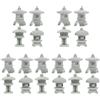 4 Pcs Pagoda Di Arenaria Statue in Miniatura Statua Giapponese Ornamento Tavolo