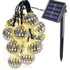 aglow.it Luce Solare a Sfera Marocchina giallo 5m 20LED natale catena tubo luminosa