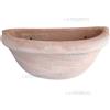 Vaso Gerla Vasca Fioriera Liscia da appendere a parete in terracotta toscana 37