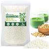 Vegishine Cera di Soia per Candele, Naturale Cera di Soia per Candele 1kg, Cera per Candel