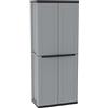 Terry, Jline 268, Armadio in Resina con Due Ante, 3 Ripiani Interni, da Interno Esterno. Materiale: Plastica, Dimensioni: 68x37,5x163,5 cm