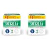 Saugella Assorbenti Cotton Touch Notte, 48 Assorbenti Cotone Notte con Ali, Azione Antibatterica, Antiodore e Lenitiva (Confezione da 2)