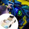 Giocattolo per bambini con volante, simulazione di guida, gioco di auto per