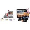 Theo Klein Registratore Cassa, Tastiera/Scanner, 3+ Anni, & Duracell Optimum AA 8 pz, Power Boost