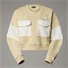 The North Face W Terry Oversized Cropped Crew Pullover Donna (Pacco da 1)