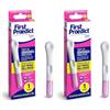 First Praedict CARE for you - First Praedict, Test Precoce di Gravidanza - Test a responso immediato già a 6 giorni prima dell'inizio previsto del ciclo, Nessun'altra marca te lo dice prima, 1 stick per confezione
