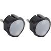 Bticino Torcia d'emergenza estraibile e Luce Notturna S3625GL, 220 volt, grigio antracite (Confezione da 2)