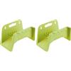 Amig - Supporto per Tubi a Parete | 260 × 150 mm | Per Raccogliere Tubi Fino a 10 Metri | Ideale su Pareti, Cancelli o Recinzioni | Adatto per Mattoni o Legno | Polipropilene | Verde Pistacchio