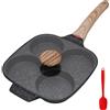 Bobikuke Pankache Padella, Padella Pancake con Coperchio Antiaderente Padella per Frittat