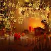 Does not apply Tenda Luminosa Natale Con 12 Stelle LED,138LED Luci Di Natale Da Esterno Interno
