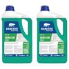 SANITEC igiene sicura Sanitec, Igienic Floor, Detergente Universale Sgrassante Concentrato con Azione Igienizzante e Profumato alla Mela Verde, Attivo su Qualsiasi Tipo di Sporco, Made in Italy, 5 L (Confezione da 2)
