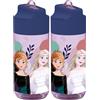 p:os 35445 - Frozen La Regina di Ghiaccio 2 - Borraccia per bambini, borraccia con cannuccia integrata, capacità circa 430 ml, a prova di perdite, per la scuola, lo sport e il tempo libero
