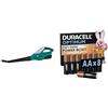 Theo Klein Bosch Soffiatore Foglie, 3+ anni, & Duracell Optimum AA 8 pz, Power Boost