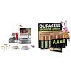 Theo Klein Registratore Cassa, Tastiera/Scanner, 3+ Anni, & Duracell AA Ricaricabili 8 pz, 2500mAh