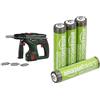 Theo Klein Bosch Trapano Percussione, Rotazione Doppia, 3+ Anni, & Batterie AAA Ricaricabili Amazon Basics 4 pz, 850mAh