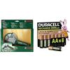 Theo Klein Bosch Smerigliatrice, luci/suoni, 3+ anni, & Duracell AA Ricaricabili 8 pz, 2500mAh