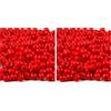 Creativ Perline di legno, D: 5 mm, rosso, 6 g, circa 180 pz (Confezione da 2)