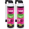 DR. BIKE Gonfia e Ripara Spray istantaneo Pneumatici Moto. Ripara gomme Moto 300ml. Bomboletta Spray ripara gonfia gomme Moto. Ripara Pneumatici da Fori di Chiodi e Oggetti Appuntiti. Universale.