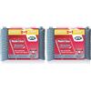 ARIX | 3 SilverPad Spugne Antigraffio Con Rivestimento in Alluminio della linea Masterclean, Spugna con Trattamento Antibatterico, per Superfici Delicate, Antiodori, 3 pezzi (Confezione da 2)