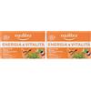 Equilibra Integratori Alimentari Tisane, Tisana Energia e Vitalità, 100% Ingredienti Funzionali Contro Stanchezza Fisica e Mentale, con Mate, Tè Verde e Guaranà, Materiali 100% Riciclabili, 15 Filtri
