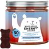 Bears with Benefits - Gommose Guaranà Caffeina - Energia - 30 pezzi | Wake Up Call Energy Vitamin - Guaranà, Vitamine B6, B12, Biotina - Cura da 1 mese - Senza Zuccheri, Vegano