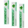 President DENTIFRICIO TEENS 12+ Gusto Menta. Protegge dalla carie, rende i denti più forti e aiuta a proteggere e mantenere sane le gengive. Senza parabeni,SLS, allergeni e PEG - RDA 50-50 ml