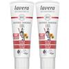 lavera Dentifricio Lavera Kids SENZA FLUORURE - senza coloranti - protegge i denti da latte - morbido e fruttato - calendula - 75 ml (Confezione da 2)