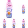 Cléo- Bagnoschiuma Idratante Fiori di Iris e Nettare di Miele, Bagno Schiuma Profumato Elasticizzante Riequilibrante Detergente Delicato per Pelle Morbida, Bagnodoccia Dermatologicamente Testato 750ml