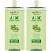 Equilibra Aloe Dermo-Bagno, Gel-Doccia ad Azione Idratante, Emolliente e Rinfrescante, per una Pelle Pulita e Profumata, Con Succo di Aloe, Glicerina ed Estratto di Mela Bio, 400 ml (Confezione da 2)