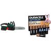 Theo Klein Bosch Motosega, luci/Suoni, 3+ Anni, & Duracell Optimum AA 8 pz, Power Boost