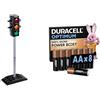 Theo Klein Semaforo, Manuale/Automatico, 3+ Anni, & Duracell Optimum AA 8 pz, Power Boost