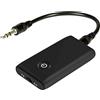 Lerkely Bluetooth 5.0 Trasmettitore Ricevitore, 2-in-1 Wireless 3.5mm Jack Audio Adattat