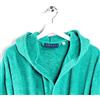 Caleffi Minorca Accappatoio con Cappuccio, Cotone , Menta, XXL, 1002433