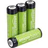 Confezione Da 4 Batterie AA Nimh Ricaricabili, 2000 Mah, 1,2 V, Ricaricabili Fin