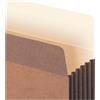 Smead 5 1/4 Accordion Expansion Pocket w/Tyvek, Straight, Ltr, Manila/Redrope, 10/Box, Sold as 1 Box