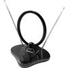 Megasat DVB-T 30 V2 - Antenna (DVB-T/DVB-T2, FM, DAB/DAB+, amplificatore 28 dB, filtro LTE) - Nero