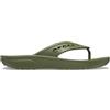 Crocs, Unisex adulto, Baya II Flip, verde militare, 39 UK Uomo/7 UK Donna
