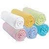 Easy dort Set di 6 lenzuola, copriletto, 50 x 100 x 100 cm, 100% cotone jersey, multicolore | estensibile e traspirante, sonno sano, marchio Easy dort | Oeko-Tex | Made in Europe (50 x 100)